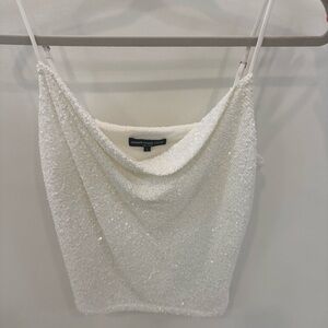 Generation Love White Sequin Camisole